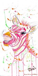 Zebra-Happy-Pink